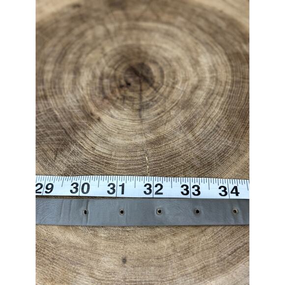 Gray Belt with Silver-Tone Buckle - Size Medium - Picture 11 of 12